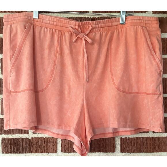 Torrid Coral Knit Sleep Shorts Size 3X - Picture 1 of 3